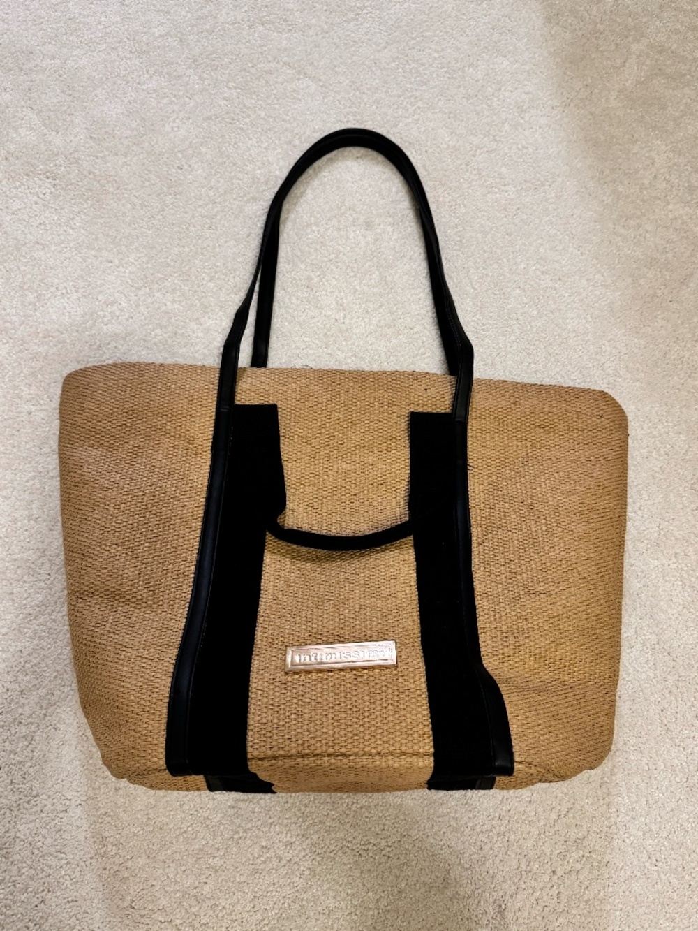 Intimissi Straw Beach Bag